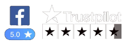 5* Facebook Review - 4.3* Truspilot